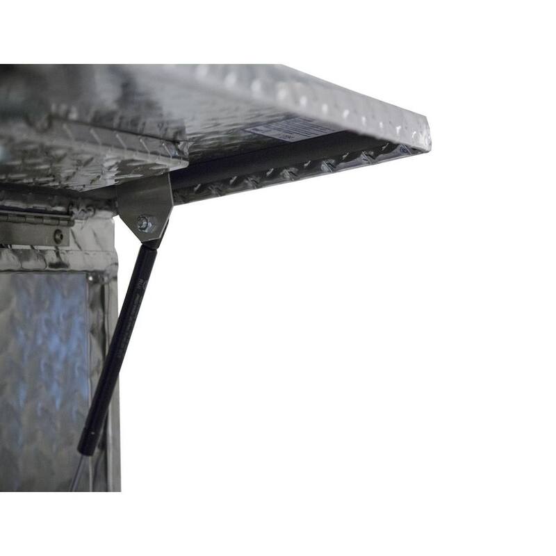 Buyers Products Company 72 in. Diamond Tread Aluminum Top Mount Contractor Truck Tool Box - 1705640