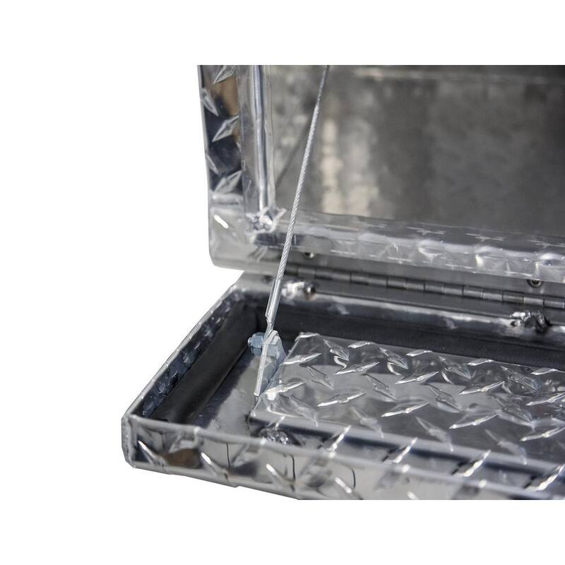 Buyers Products Company 72 in. Diamond Tread Aluminum Top Mount Contractor Truck Tool Box - 1705640