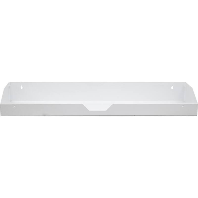 Buyers Products Company 35 in. 1-Compartment Topsider Truck Tool Cabinet Shelf Tray for a 72 in. Box in White - 1702840TRAY