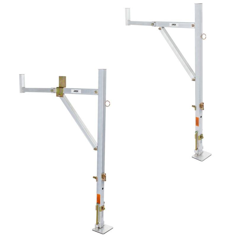 Apex 250 lbs. Universal Aluminum No-Drill Ladder Rack - NDALR