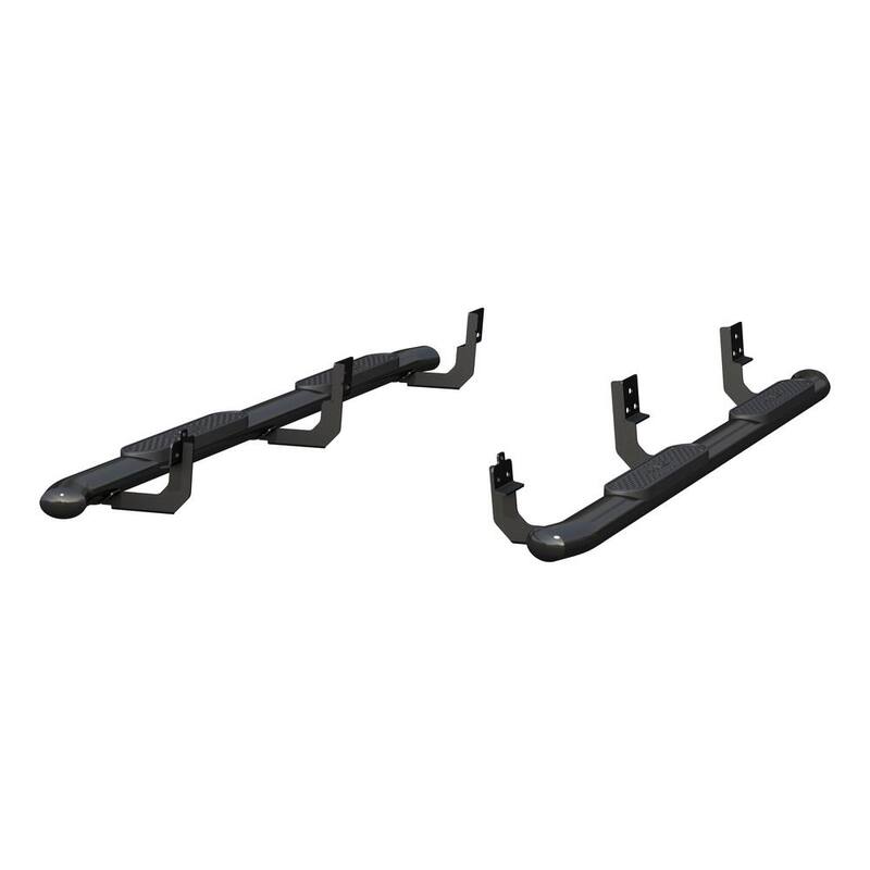 Aries 4-Inch Oval Black Steel Nerf Bars, Select Dodge, Ram 1500, 2500, 3500 - S225041