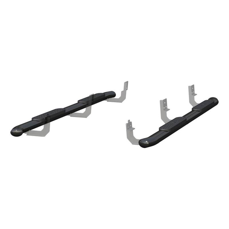 Aries 4-Inch Oval Black Steel Nerf Bars, Select Dodge, Ram 1500, 2500, 3500 - S225041