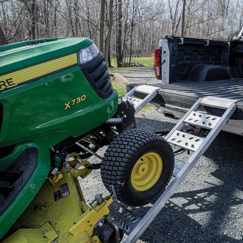 YuTrax 77 in. Utility Ramps, High-Strength Extruded Aluminum, 1800 lb. Load Capacity, Pair - YR101