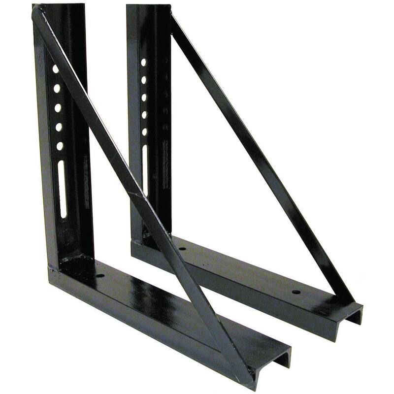 Buyers Products Company 18 x 24 in. Bolted Structural Steel Truck Box Mounting Brackets - 1701010B