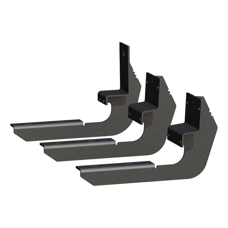 Luverne Grip Step Black Aluminum 54-In Running Board, Passenger Side, Select Ford Transit-150, 250, 350 - 415254-401727