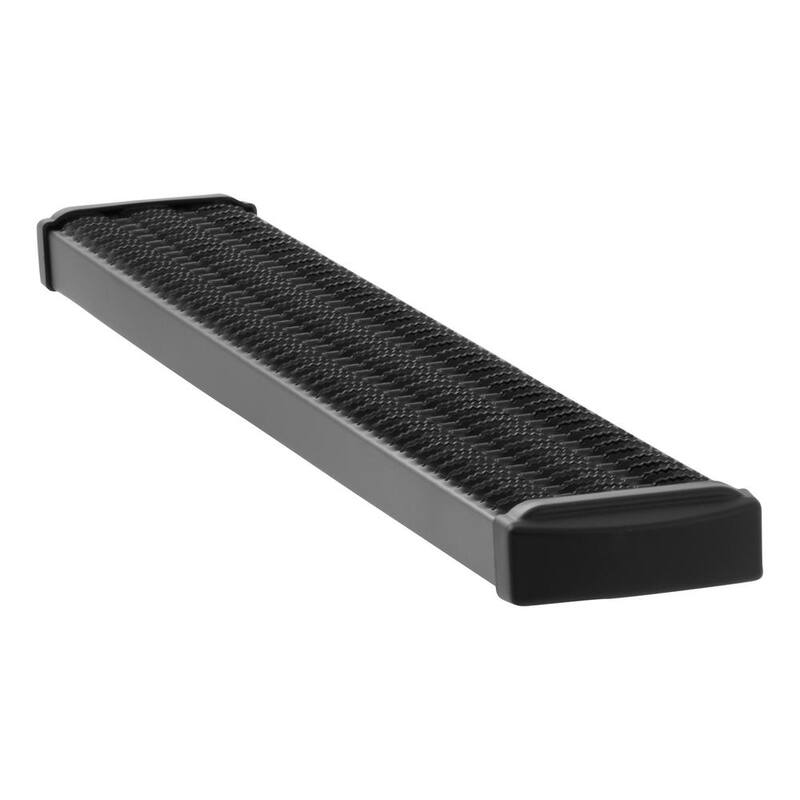Luverne Grip Step Black Aluminum 54-In Running Board, Passenger Side, Select Ford Transit-150, 250, 350 - 415254-401727