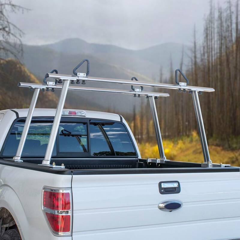 PRO-SERIES 800 lbs. Capacity 4-Post Aluminum Utility Truck Rack - 807240