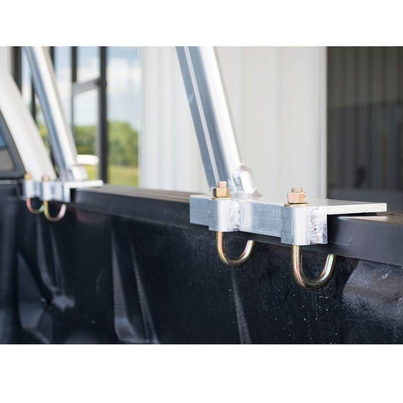 PRO-SERIES 800 lbs. Capacity 4-Post Aluminum Utility Truck Rack - 807240