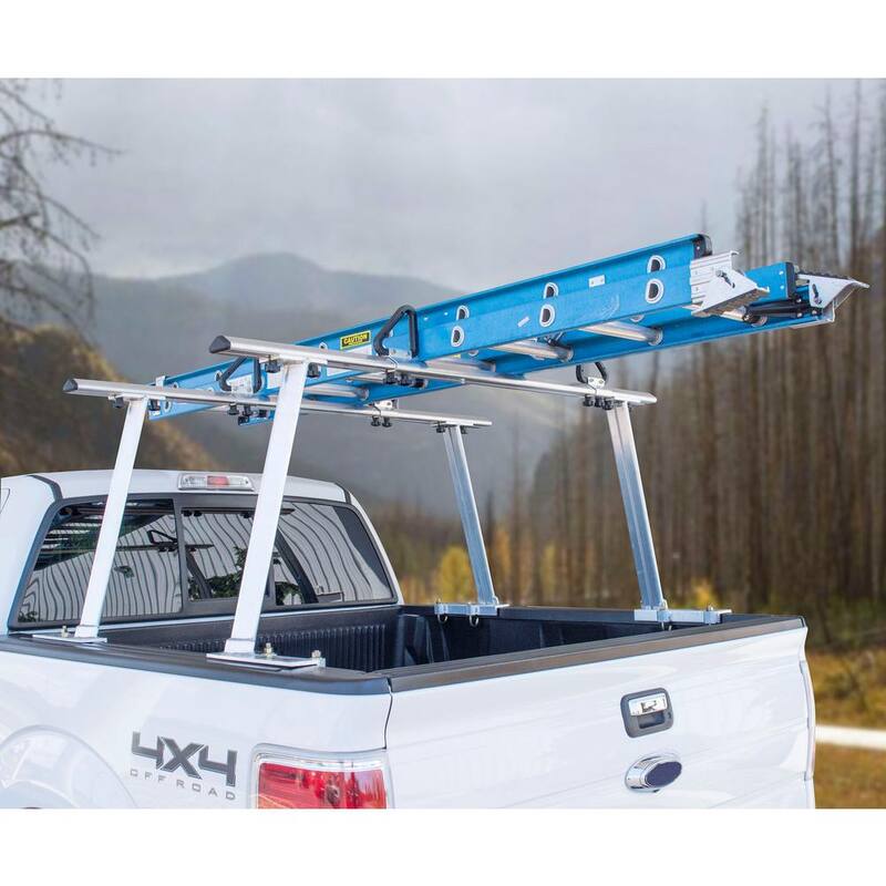 PRO-SERIES 800 lbs. Capacity 4-Post Aluminum Utility Truck Rack - 807240