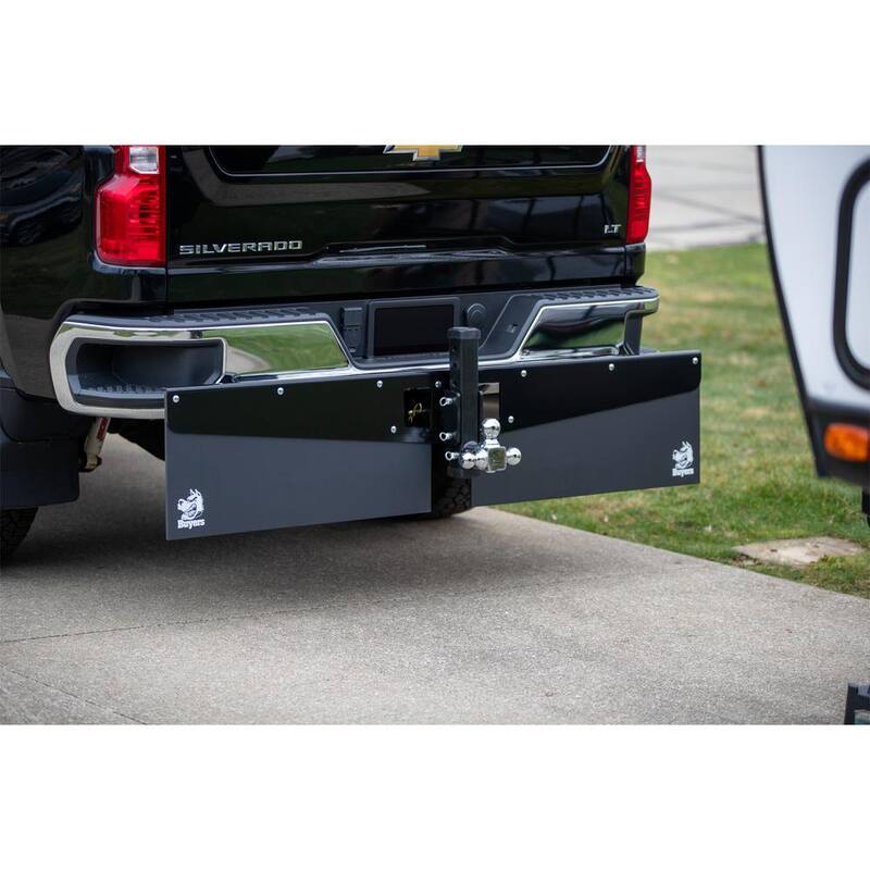 Buyers Products Hitch Mounted Stone Guards with 20 in. Rubber Flaps - 8597220