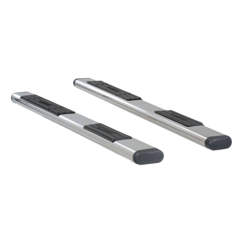 Aries 6" x 91" Polished Stainless Oval Side Bars (No Brackets) - S2891