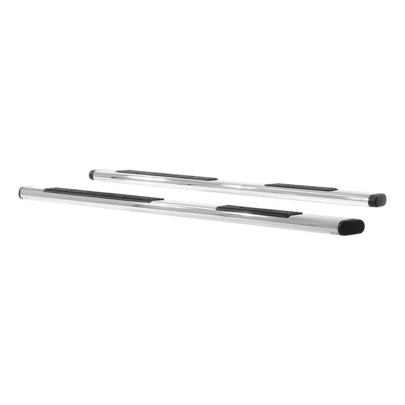 Aries 6" x 91" Polished Stainless Oval Side Bars (No Brackets) - S2891