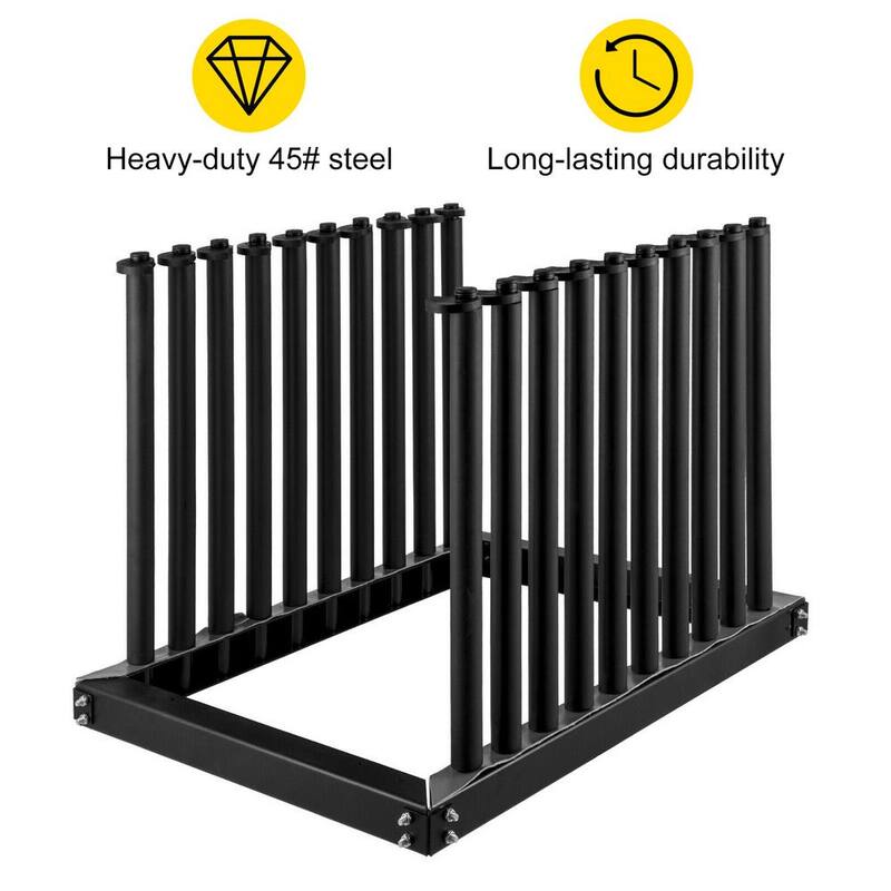 VEVOR Windshield Rack 9- Lite, Windshield Truck Rack Steel, Windshield Glass Rack 24 in. Height, Windshield Rack for Truck - DFBLJGM301U-90001V0-0816