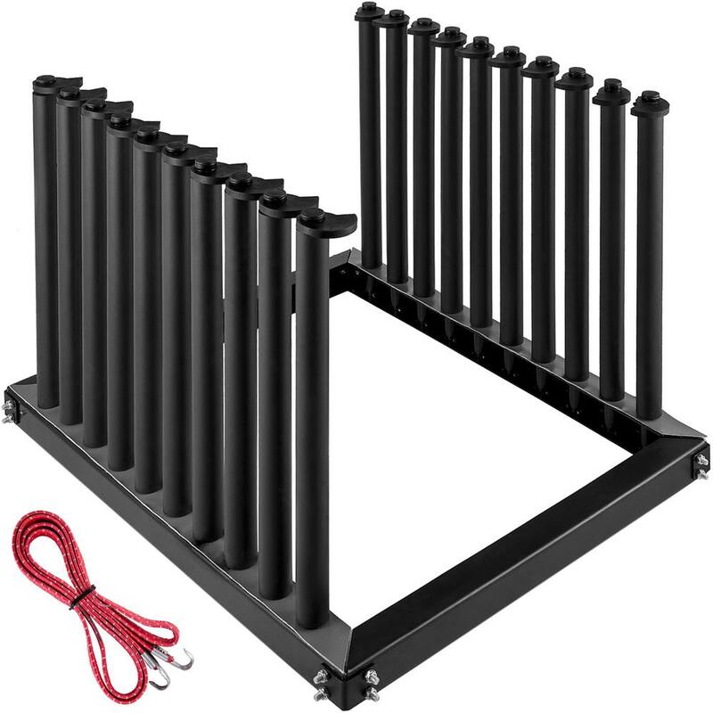 VEVOR Windshield Rack 9- Lite, Windshield Truck Rack Steel, Windshield Glass Rack 24 in. Height, Windshield Rack for Truck - DFBLJGM301U-90001V0-0816