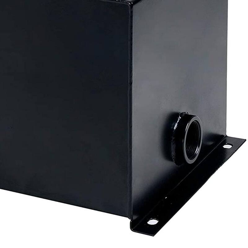 Field Tuff 10 gal. 14 Gauge Steel Hydraulic Reservoir Tank, Black - FTF-10GOR