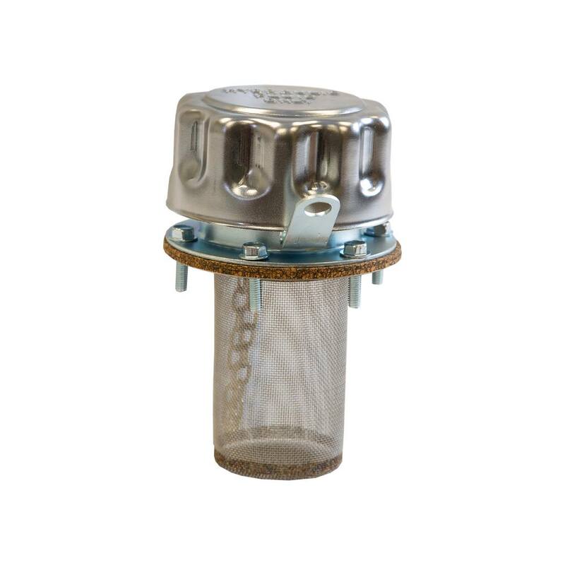 Buyers Products Company Chrome Filler-Strainer Breather Cap Assembly - TFA005715