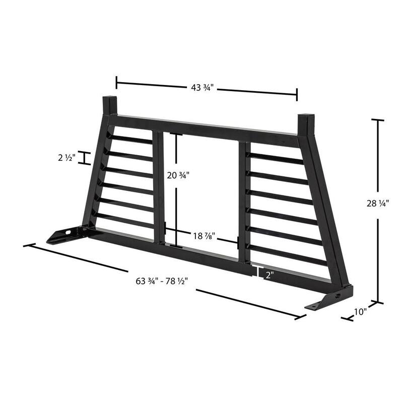 Elevate Outdoor Half-Louvered Steel Headache Rack - HL-HA-RACK