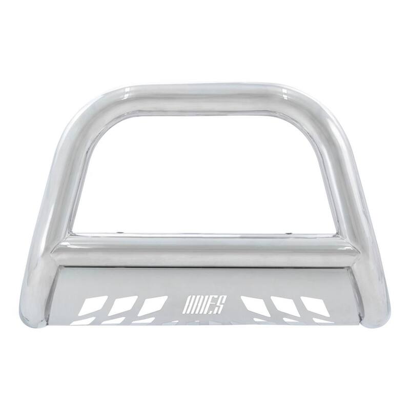 Aries Big Horn 4-Inch Polished Stainless Steel Bull Bar, Select Ford F-250, F-350, F-450, F-550 Super Duty - 45-3012