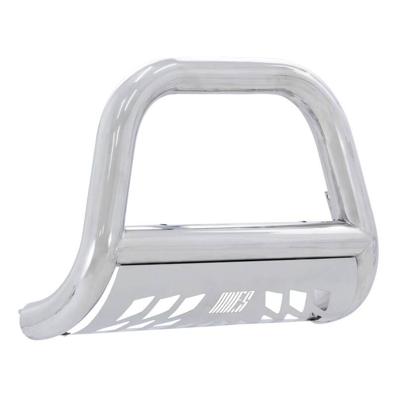 Aries Big Horn 4-Inch Polished Stainless Steel Bull Bar, Select Ford F-250, F-350, F-450, F-550 Super Duty - 45-3012