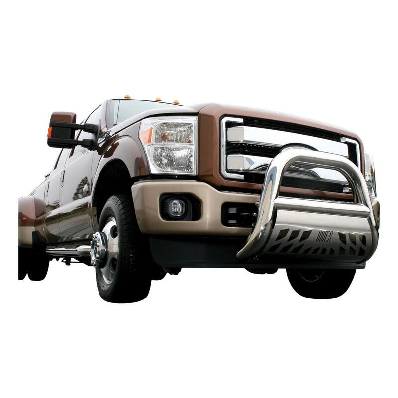 Aries Big Horn 4-Inch Polished Stainless Steel Bull Bar, Select Ford F-250, F-350, F-450, F-550 Super Duty - 45-3012