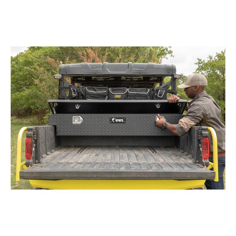 UWS 59.75 in. Matte Black Aluminum UTV Tool Box (Heavy Packaging) - EC10893