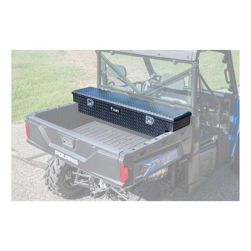UWS 59.75 in. Matte Black Aluminum UTV Tool Box (Heavy Packaging) - EC10893