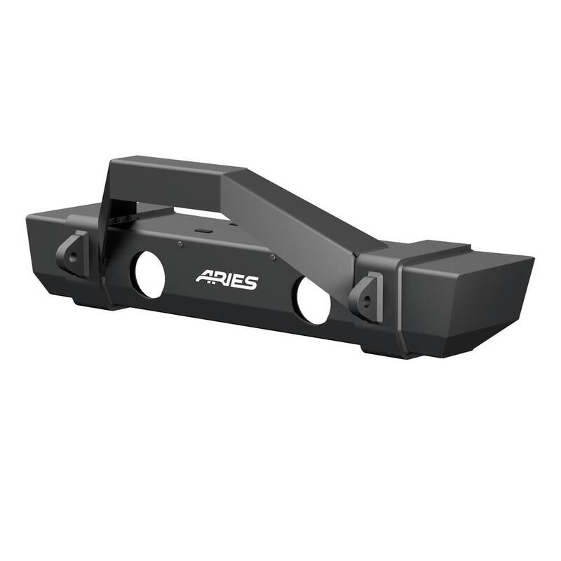 Aries TrailCrusher Jeep JL Front Bumper with Brush Guard - 2186002