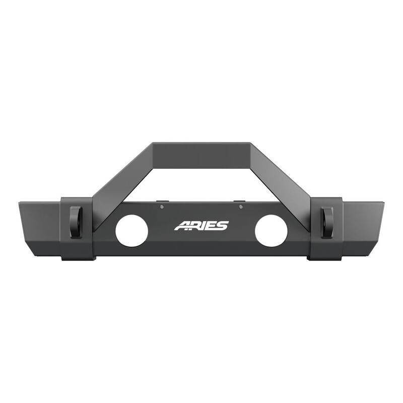 Aries TrailCrusher Jeep JL Front Bumper with Brush Guard - 2186002