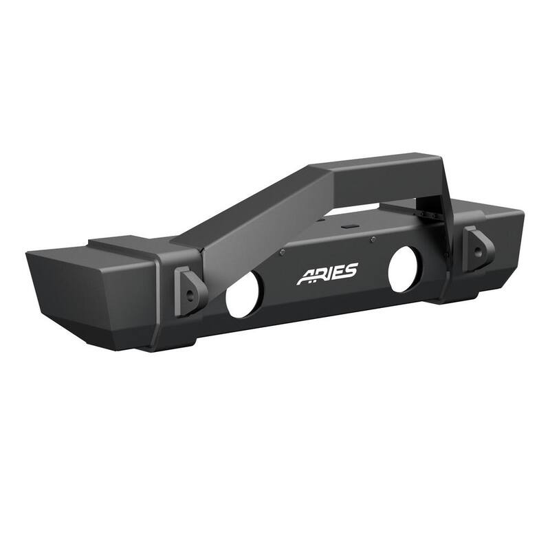Aries TrailCrusher Jeep JL Front Bumper with Brush Guard - 2186002