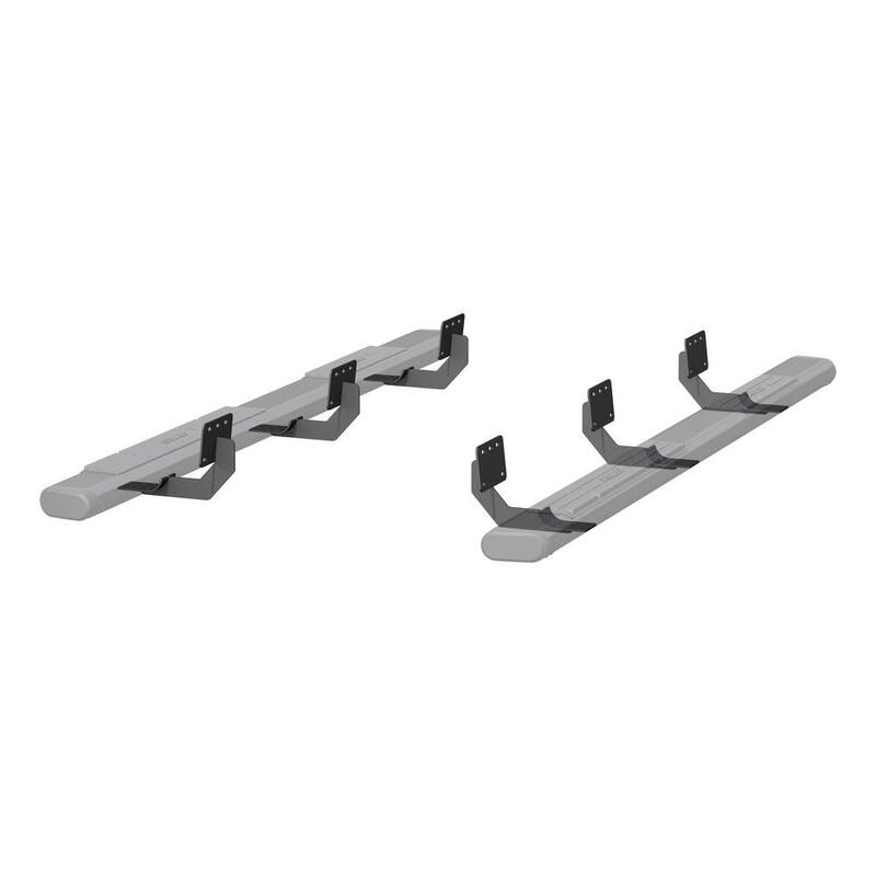 Aries 6 x 91-Inch Oval Black Aluminum Nerf Bars, Select Ram 1500 Crew Cab - 4445047