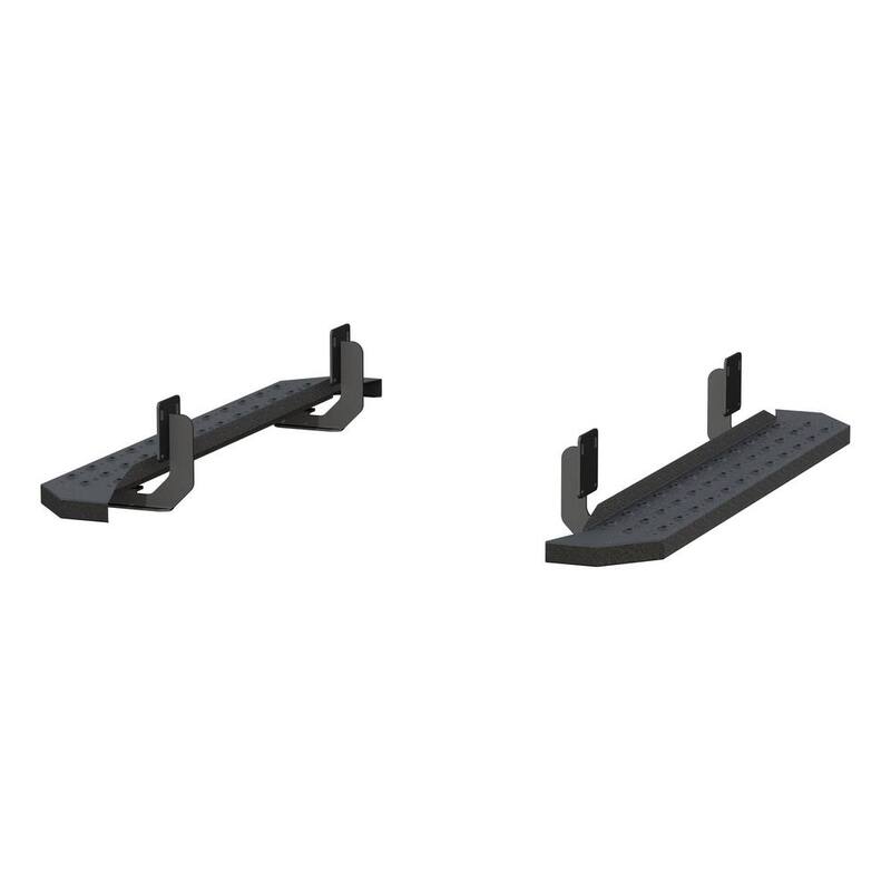 Aries RidgeStep Black Steel 6-1/2 x 53-Inch Truck Running Boards, Select Ford F-250, F-350 Super Duty - 2055522