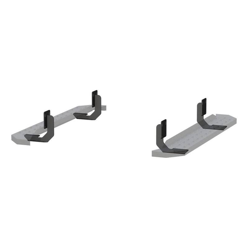 Aries RidgeStep Black Steel 6-1/2 x 53-Inch Truck Running Boards, Select Ford F-250, F-350 Super Duty - 2055522