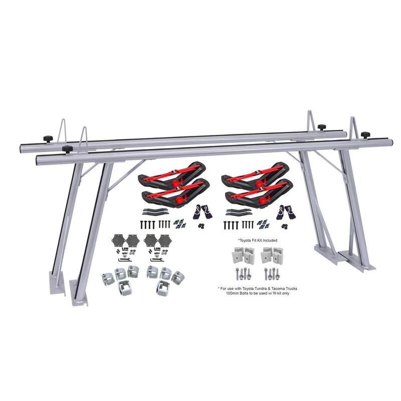 MALONE TradeSport 800lb Capacity 2 Sets SeaWing 75lb Capacity ea Truck Bed Rack Bundle - MPG927