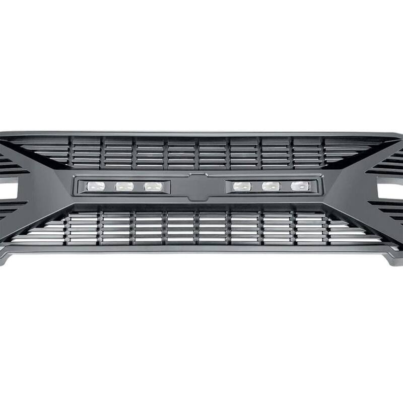AMERICAN MODIFIED Tomahawk Grille with Off-Road Lights for 2021-2023 Ford Bronco - AMFMEA00105