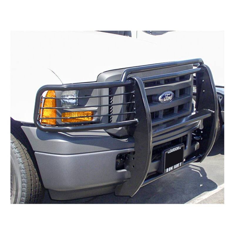 Aries 1-1/2-Inch Black Steel Grille Guard, No-Drill, Select Ford Excursion, F-250, F-350 Super Duty - 3057