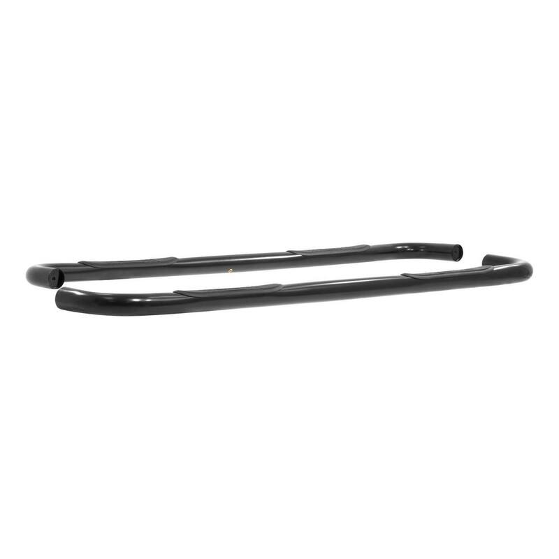 Aries 3-Inch Round Black Steel Nerf Bars, No-Drill, Select Chevrolet Avalanche, Suburban, GMC Yukon XL - 204004