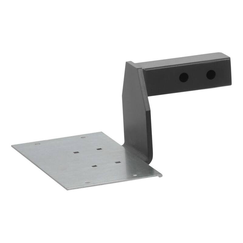Luverne Grip Step 7-Inch x 26-Inch Black Aluminum Hitch Step with 6-Inch Drop for 2-Inch Receiver - 415026-570015