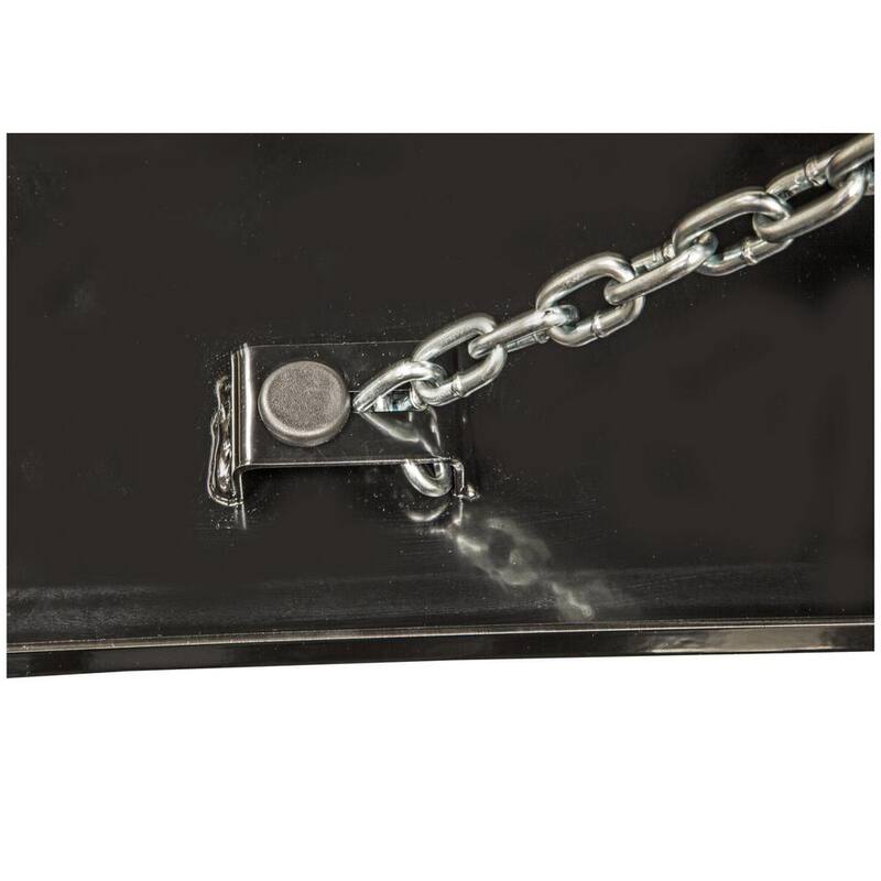 Buyers Products Company 30 in. Pro Series Black Steel Underbody Truck Box with Die Cast Compression Latch - 1752803