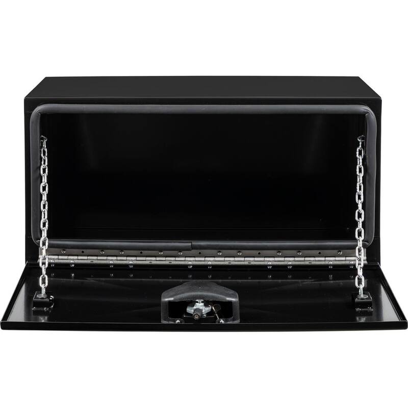 Buyers Products Company 30 in. Pro Series Black Steel Underbody Truck Box with Die Cast Compression Latch - 1752803