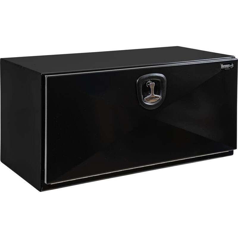 Buyers Products Company 30 in. Pro Series Black Steel Underbody Truck Box with Die Cast Compression Latch - 1752803