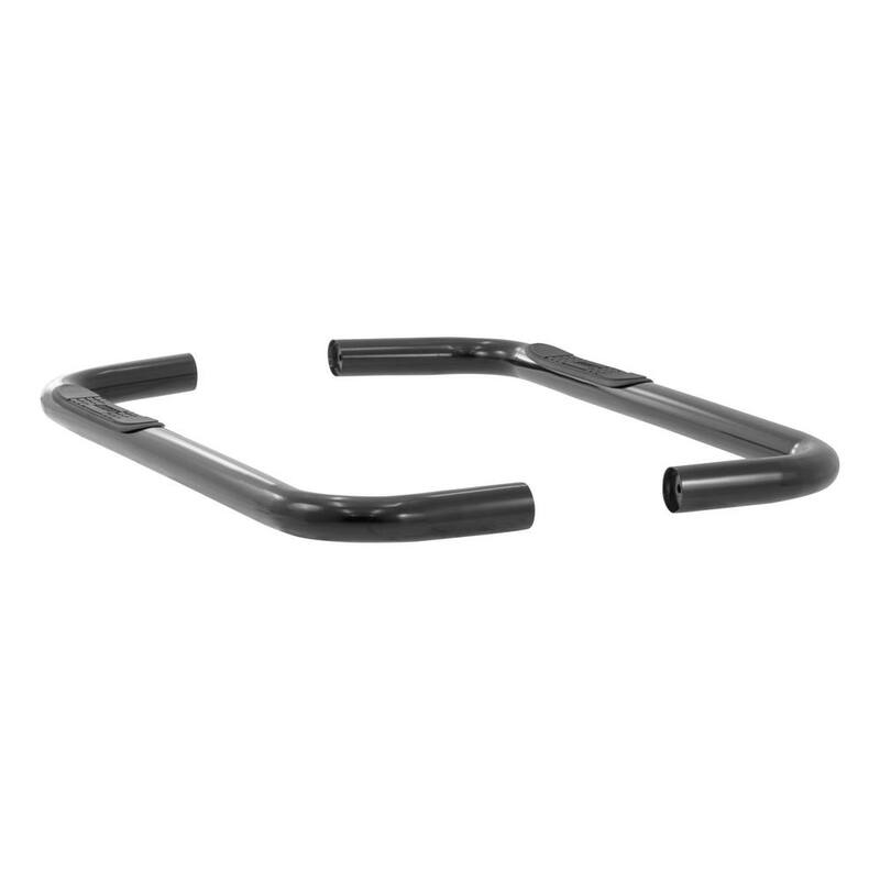 Aries 3-Inch Round Black Steel Nerf Bars, No-Drill, Select Ford Ranger - 203035