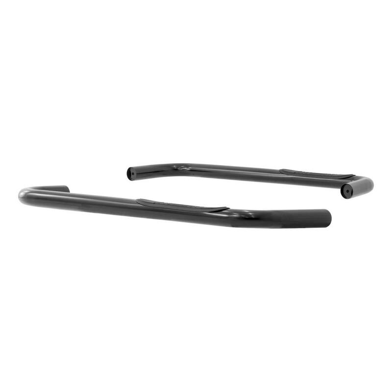 Aries 3-Inch Round Black Steel Nerf Bars, No-Drill, Select Ford Ranger - 203035