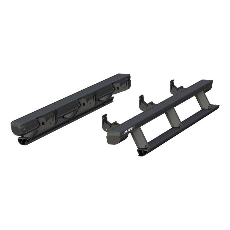 Aries ActionTrac 79-Inch Retractable Powered Running Boards, Select Dodge, Ram 2500, 3500 Extended Crew Cab - 3047913