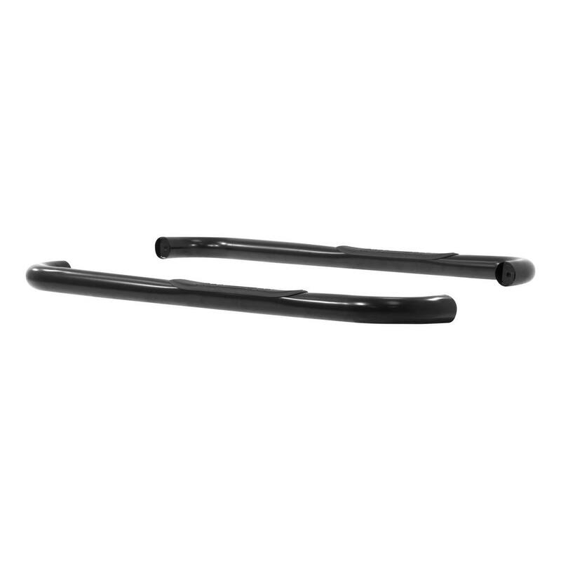 Aries 3-Inch Round Black Steel Nerf Bars, No-Drill, Select Ford F-150 - 203040