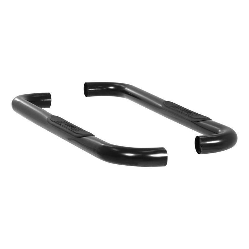 Aries 3-Inch Round Black Steel Nerf Bars, No-Drill, Select Ford F-150 - 203040