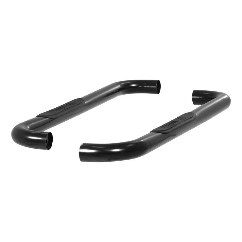 Aries 3-Inch Round Black Steel Nerf Bars, No-Drill, Select Ford F-150 - 203040