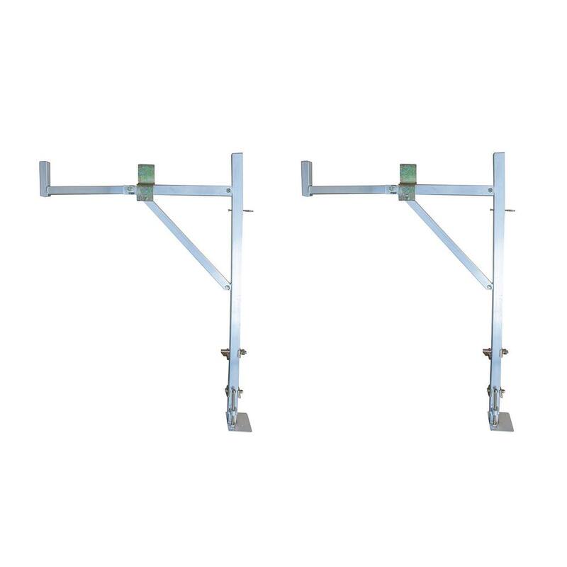 PRO-SERIES 250 lbs. Capacity Y-Style Side Mount Aluminum Utility Truck Rack for Ladders and Equipment - 807257