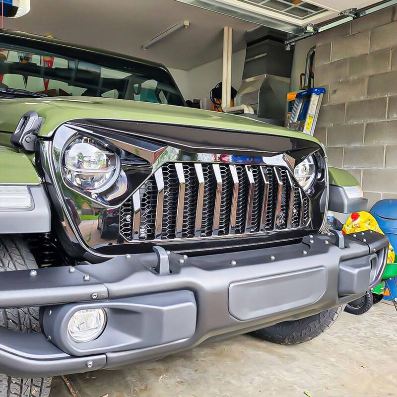 AMERICAN MODIFIED Vader Grille for 2018+ Jeep Wrangler JL & 2020+ Gladiator JT - AMJPCA00106