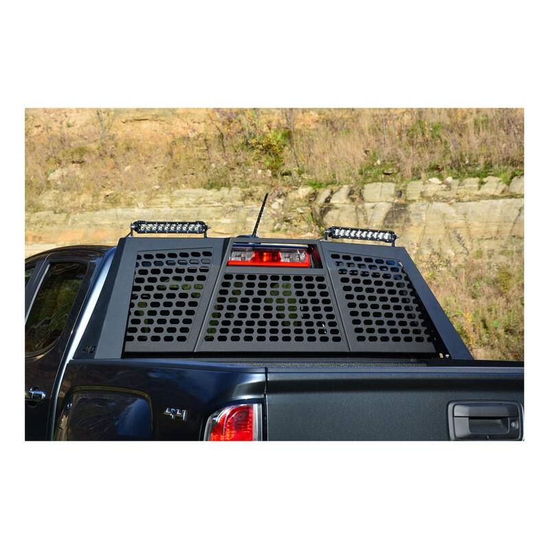 Aries Switchback Black Aluminum Headache Rack, Select Toyota Tacoma - 1110114