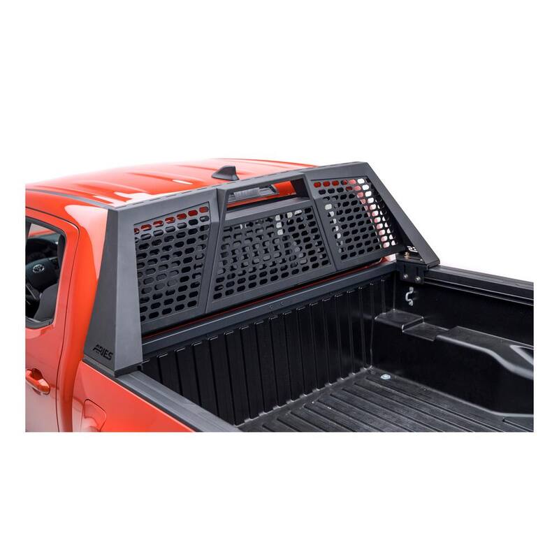 Aries Switchback Black Aluminum Headache Rack, Select Toyota Tacoma - 1110114